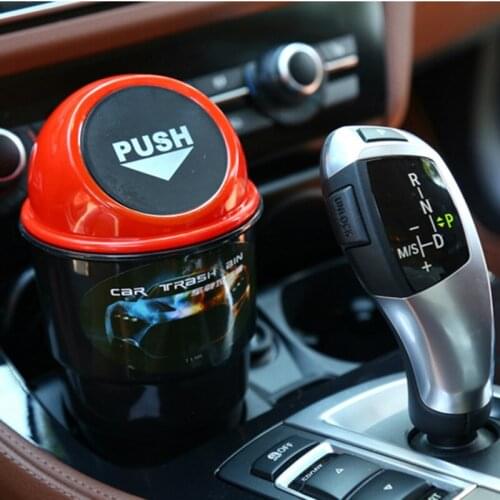 New Hot Selling Car Mini Trash Can Car Creative Garbage Can Dust Case Holder Bin Car-styling Car Interior Supplies Accessories