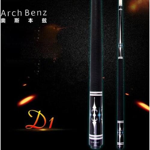 Original Arch Benz D1 Billiard Pool Cue 13mm Tip 149cm Length Professional Billiards Fine carving Butt Kit with Excellent Gifts