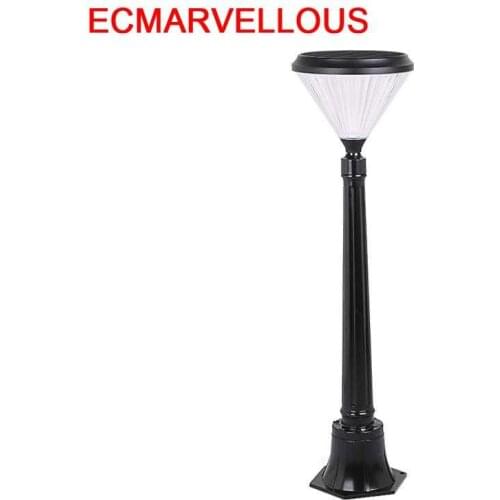 Farola Iluminador Jardin Lamp Lampu Jalan Tenaga Surya Style Plaza LED Off Road Lampione Luminaire Exterieur Street Light