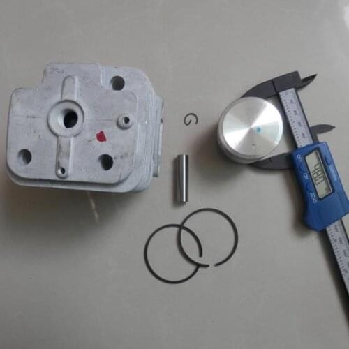 CYLINDER PISTON ASSY FOR HUASHENG KS865 EB650 BLOWER 2 STROKE ZYLINDER RINGS PIN CLIPS ASSEMBLY EARTH AUGER DRILLER etc