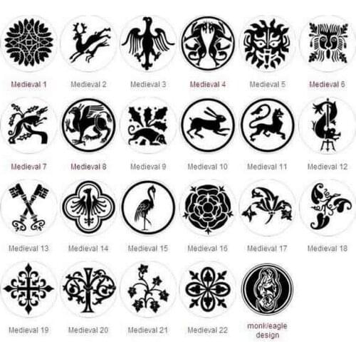 Medieval Wax Seal Stamp Without Handle DIY Ancient Seal Retro Stamp Wedding Invitation Antique Stamp head