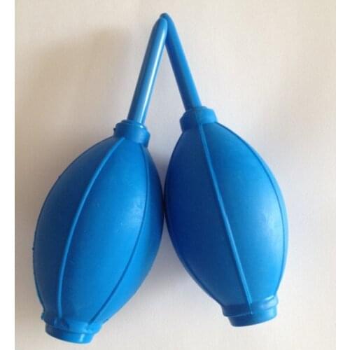 10pcs/lot Blue color Camera Lens Clearing Clean-cloth Air Blower with tracking number