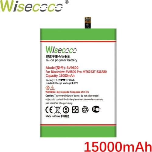 Wisecoco Batteries For Blackview BV9500 Pro Phones