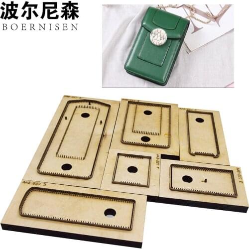 Japanese steel knife Messenger bag DIY can be customized leather die cutting laser machine cutting leather craft