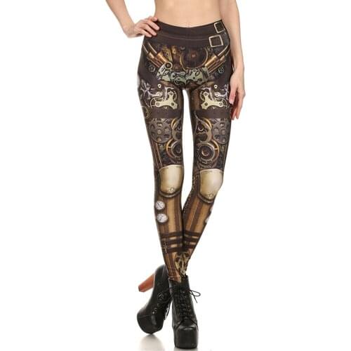 Push Up Women Leggings Machine Print Skinny Slim High Waist Yo ga Pants Joggng Ladies Workout Fitness Legging