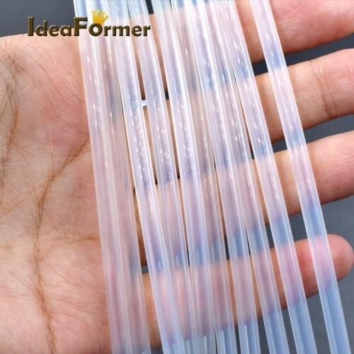 1M 3D Printer 2*4mm Clear PFA PTFE Tube Teflonto PiPe J-head hotend RepRap Rostock Bowden Extruder for E3d V5/V6 1.75MM Filament