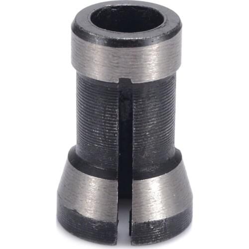 1pc Mayitr Precision Alloy Trimming Collet Chuck 1/4" 6.35mm Dia. Engraving Machine Electric Router Chucks For Bakelite Milling