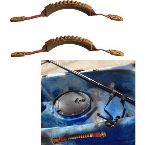 2 Pieces Kayak Canoe Luggage Carry Handle Webbing Hand Fitting Accessories