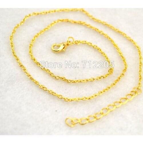 50pcs a lot wholesale good new link chain necklace jewelry,DIY jewelry