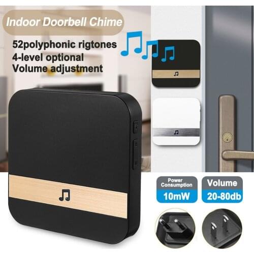 52 Chords Door Bell Receiver Door Chime Entrance Alarm Doorbell Indoor Receiver Ding Dong Machine Wifi Family Video Doorbell