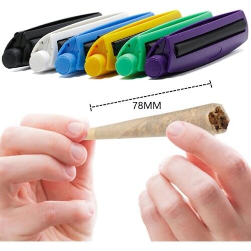 78mm Portable Manual Tobacco Joint Roller Cone Cigarette Rolling Machine Cigarette Maker DIY Tools Cigarette accessories