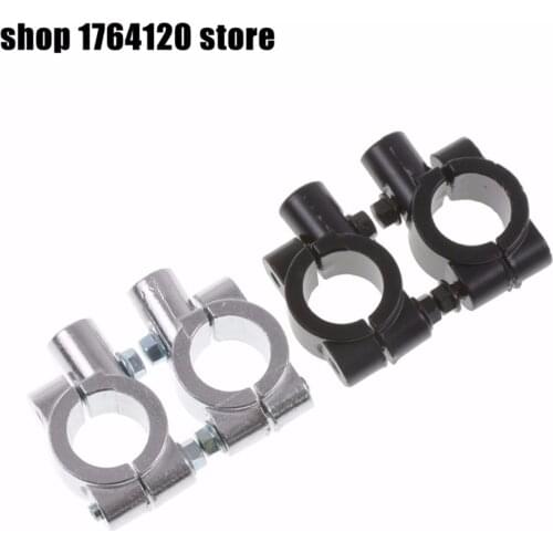 Motorcycle HandleBar Mirror Mount Clamp Rear View Mirror Holder Bracket 2pcs 22mm 10mm 8mm 10mm 25mm