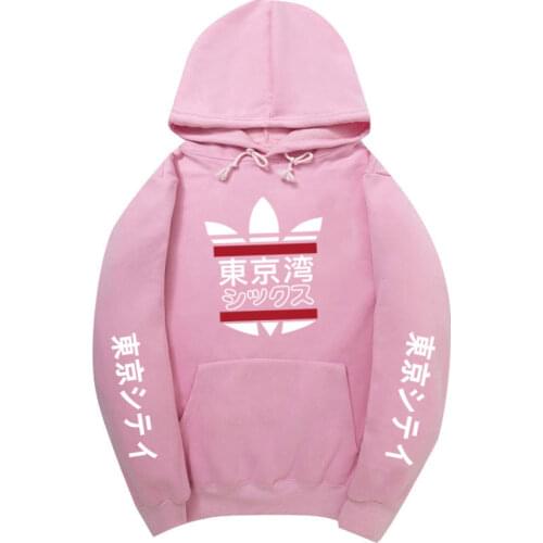 Fleece Japan Style Letter Print Drawstring Hoodies Oversized 3xl Loose Harajuku Pullover Sweatshirt 2021 Winter Warm Casual Tops