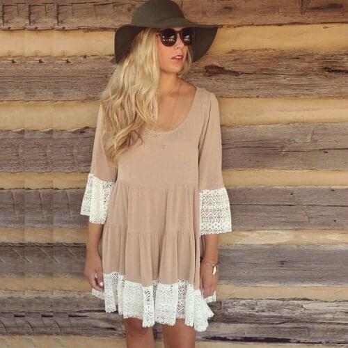 GZXISI Off-the-shoulder Summer Dresses