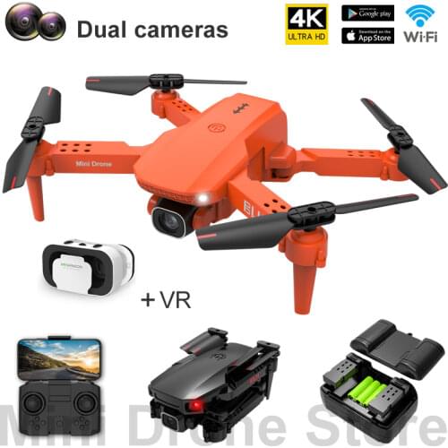 K9 Orange ABS Plastic Folding Quadcopter Gesture Photo/Video Aerial Photography Drone 4K HD Camera Remote Control Helicopter Toy