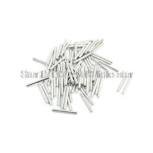 40Pcs 18mm x 2mm Stainless Steel Round Rods Shaft for Toy Cars