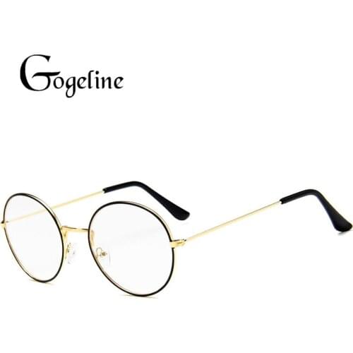 2020 new Vintage Eyewear Glasses Frame Clear glasses brand Women round metal Frame Men Eyeglasses Glasses Frame