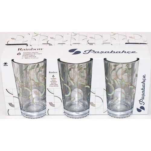 Pasabahce 52291 Coffee As Pattern Cup 6 Pieces