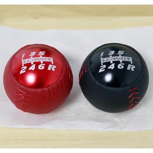 Mugen 6 Speed M10x1.5 Gear Shift Knob Shifter Lever Head Fit for Honad Civic Fit Accord EK9 EP3 FN2 DC2 DC5 S2000 FD2