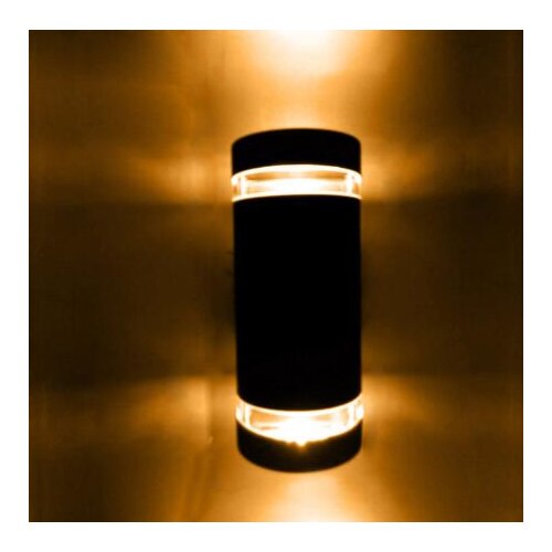 Modern semicircular lamp indoor and outdoor balcony villa corridor lighting aluminum tube wall lamp