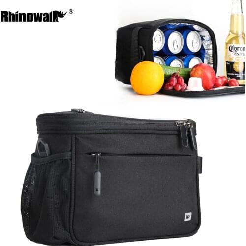 Rhinowalk Bicycle Bike Handlebar Bag Frame Phone Touch Screen Waterproof Front Tube Shoulder Cycling Professional Accessories