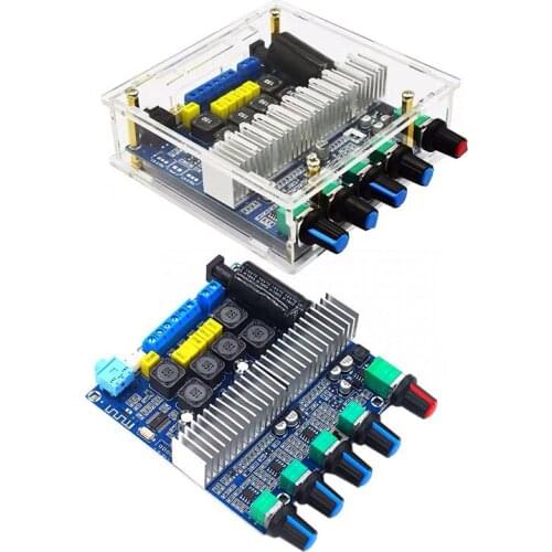 TPA3116 Bluetooth 5.0 Stereo Subwoofer Amplifier Board 2.1 Channel 2X50W+100W Bass AMP Home HIFI Audio Amplifier Board