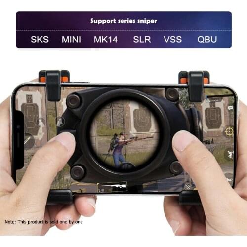 Hot Sale Conduction Game Trigger Wear-resistant M16 Capacitive Phone Gamepad Mobile Trigger Game Controller Gaming Joystick