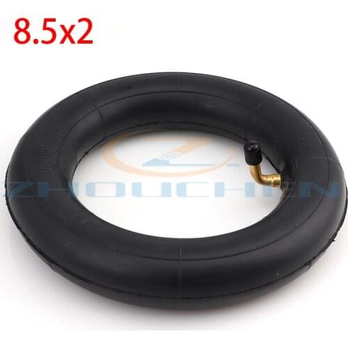 8.5x2 rubber curved valve valve inner tube suitable for electric gasoline electric scooter pocket bicycle tire inner tube