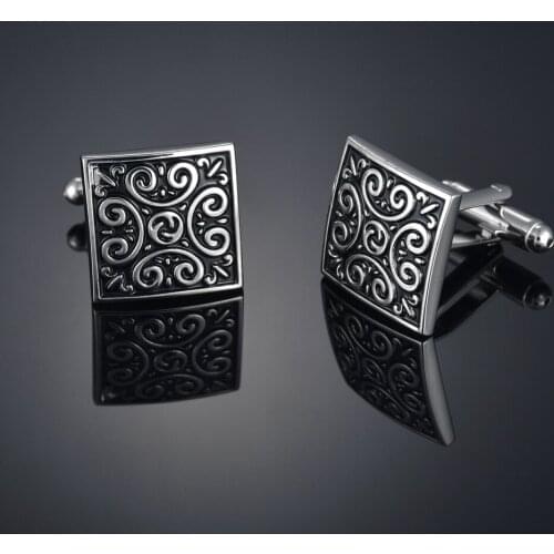 High quality checkered Cufflinks French shirt Cufflinks pocket Cufflinks studs