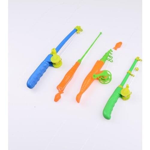 1Pcs Baby Kids Magnetic Fishing Rod Fish Model Educational Toy Funny Fish Toys Game Gift 4 Styles Hot New
