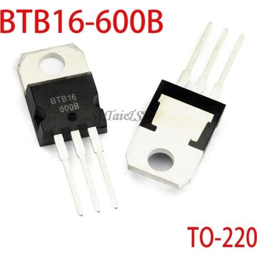 10PCS BTB16-600B TO-220 BTB16-600 TO220 BTB16 16-600B