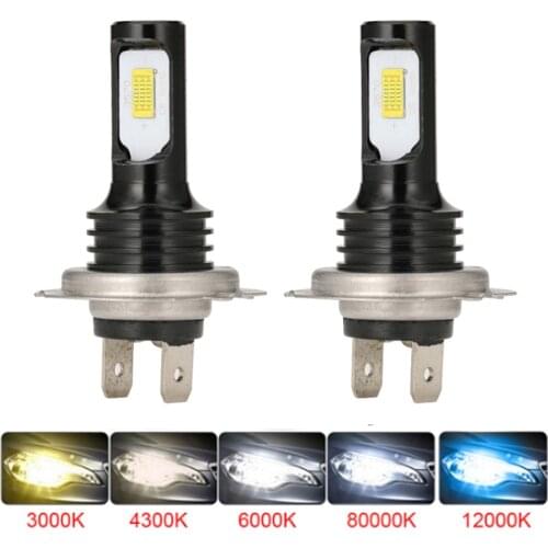 2Pcs H4 H7 H11 H8 H9 H16JP H1 H3 Car LED Car Headlight Bulbs 9005 9006 Auto Driving Fog Lamps 6500K 12V 24V LED Car Lights