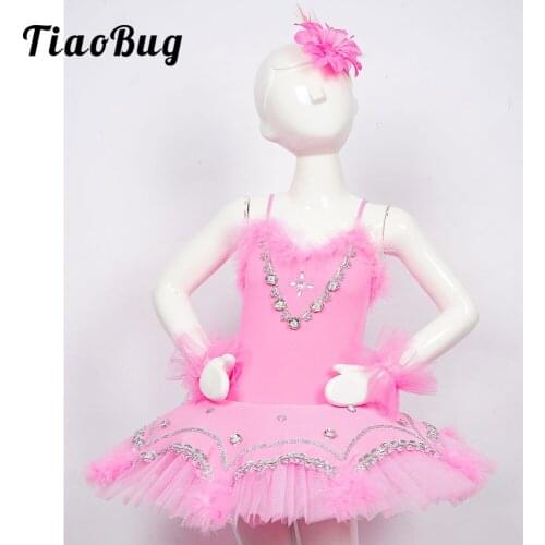 2021 Summer Kids Dance Dress Girls Practice Clothes Childrens Performance Clothes Classic Professional Girls Ballet Dress