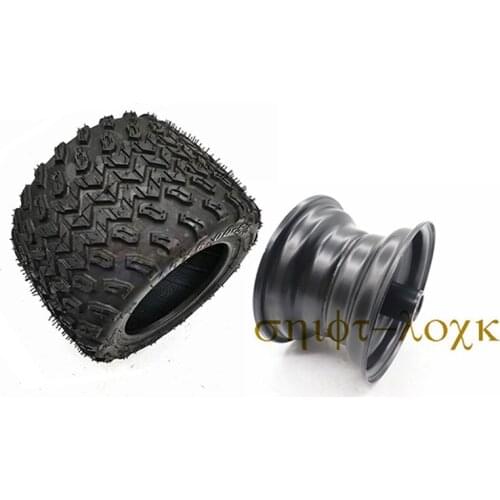 10x6.00-6 Tire Front Wheel Hub 6 Inch Tubeless Tire for Little Citycoco Electric Scooter Modification Parts