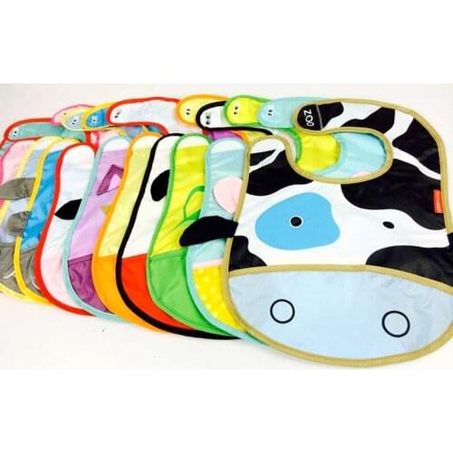 A09 Free shipping Baby waterproof bibs burp cloths cartoon Saliva towel Baby childrens products variety of styles to choose