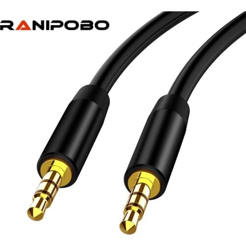 3.5mm Jack Aux Audio Cable Male To Male Car Aux Gold Plated Cable For Car Cellphone Computer Media Players Mp3/Mp4 Speaker