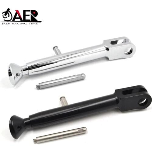 JAER Motorcycle CNC Aluminum Adjustable Kickstand Foot Side stand Support for Yamaha MT07 MT 07 2013-2018 FZ07 2015-2018