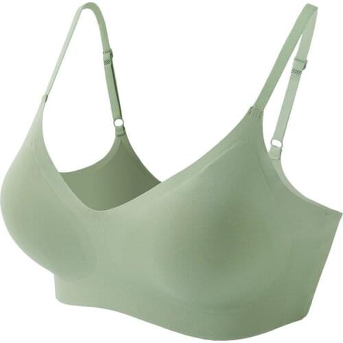 Lenceria Seamless Sports Bra Wire Free Brassieres Soft Comfy Womens Underwear Sexy Intimates Refreshing Lingerie & Sleepwears