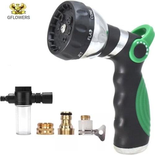 Multifunctional thumb garden watering garden flower watering spray gun Household car washing spray gun