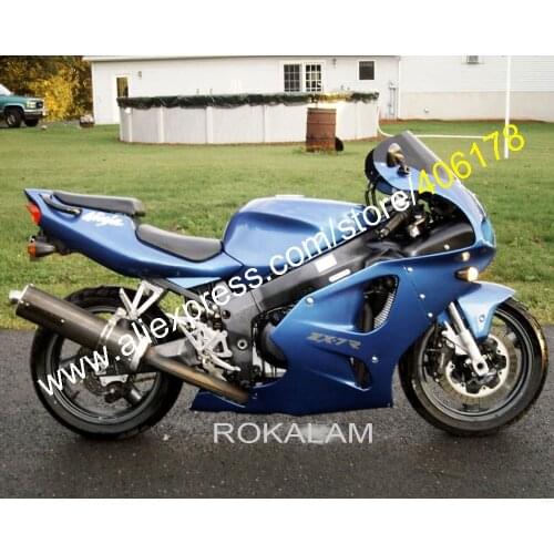 Blue Body Kit For Kawasaki Ninja ZX7R 1996-2003 ZX-7R ZX 7R 96 97 98 99 00 01 02 03 Aftermarket Motorcycle Fairing Set