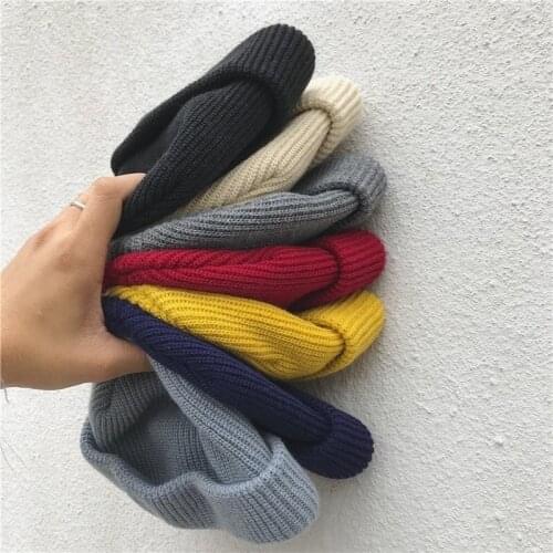 Autumn Knitted Skullies Women Fashion Winter Hip Hop Warm Hat Autumn Beanies Unisex Streetwear Cap Men PJ386