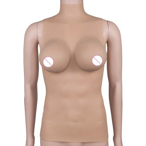 3175g Fullbody Silicone Suit Integral Forming CD TG Drag Queen E/F Cup Boobs Size S/M/L Bras Sexy Hot Sale