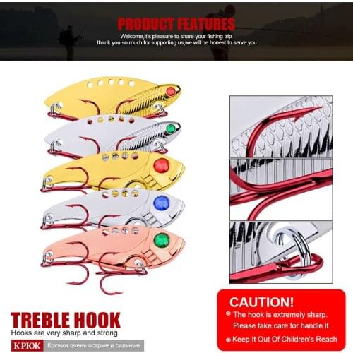 1pcs Metal Vib Lures 5cm 11g Vivid Vibrations Spoon Lure Fishing Bait Bass Artificial Hard Bait Cicada Lure Vib Bait 3d Eyes