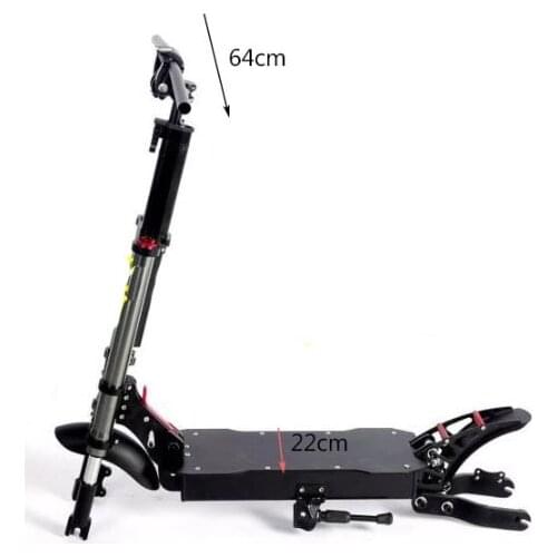 Professional Shock Absorption Scooter Frame 8/10/11 inch Double Aluminum Alloy Drive Frame Scooter Frame Parts