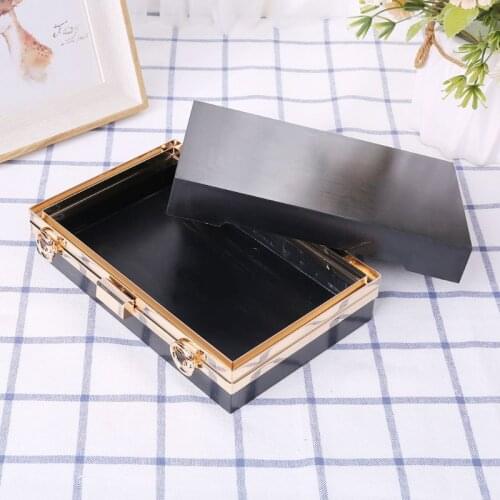 Rectangle Metal Frame Box Purses Handles for DIY Handbags Evening Bag Clutch Accessories