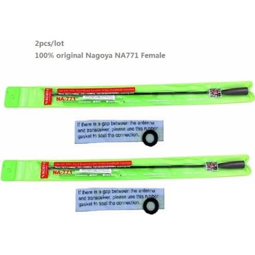 2pcs Original Nagoya NA-771 long range antenna for Baofeng UV-5R GT-3 Yaesu Vertex SMA-Female Walkie Talkie uv-82 TK-3107 PX-777