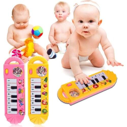 Baby Infant Toddler Developmental Music Toy Kids Musical Small Portable Piano Toys Early Educational Developmental Random Color