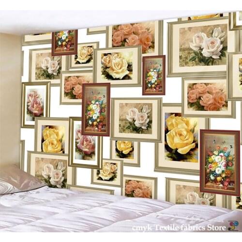 Sun and Moon Tapestry Wall Hanging Hippie Witchcraft Tapiz Psychedelic Farmhouse Decoration Mandala Pattern Blanket Home Decor