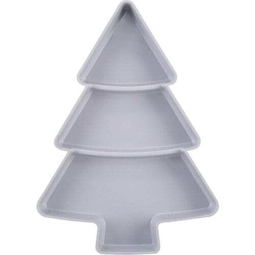 Dry Fruits Plates Creative Christmas Tree Shape Perfect For Seeds Nuts Bowl Dish Plate Tableware Breakfast Tray Kitchen Tool