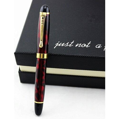 1Pcs high quality Smooth Writing Rollerball Pen with 0.5mm Black Refill High Quality Metal Ink Pens for Student Office Supplies